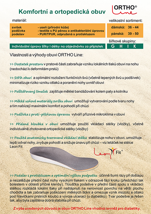 Obuv ORTHO Line